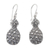 Sterling silver dangle earrings, 'Classic Pineapple' - Pineapple-Themed Sterling Silver Dangle Earrings from Bali thumbail