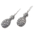 Sterling silver dangle earrings, 'Classic Pineapple' - Pineapple-Themed Sterling Silver Dangle Earrings from Bali (image 2b) thumbail