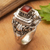 Carnelian locket ring, 'Trendy Red' - Sterling Silver Locket Ring with Carnelian Stone from Bali (image 2b) thumbail