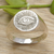 Sterling silver signet ring, 'Icon of Mysticism' - Polished Sterling Silver Signet Ring with Mystic Eye Symbol (image 2) thumbail