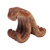 Wood phone stand, 'Marine Assistant in Brown' - Hand-Carved Natural Brown Jempinis Wood Octopus Phone Stand thumbail