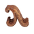Wood phone stand, 'Marine Assistant in Brown' - Hand-Carved Natural Brown Jempinis Wood Octopus Phone Stand (image 2b) thumbail