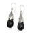 Sterling silver dangle earrings, 'Nocturnal Treasure' - Bat-Themed Sterling Silver Dangle Earrings from Bali thumbail