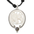 Labradorite pendant necklace, 'Courage Horse' - Horse-Themed Adjustable Pendant Necklace with Labradorite thumbail