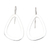 Sterling silver drop earrings, 'Celestial Modernity' - High-Polished Modern Sterling Silver Drop Earrings