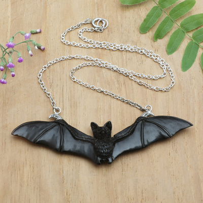 Creature of the Night Bat Necklace and Ring- Made to Order – The Dwelling  Gem