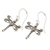 Sterling silver dangle earrings, 'Ancient Dragonfly' - Sterling Silver Dragonfly Dangle Earrings from Bali (image 2b) thumbail