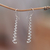 Sterling silver dangle earrings, 'Dancing Whirls' - Modern Sterling Silver Dangle Earrings from Bali