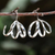 Sterling silver drop earrings, 'Cobra Shadows' - High-Polished Sterling Silver Drop Earrings from Bali