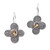 Citrine drop earrings, 'Spring of Joy' - Floral Sterling Silver Drop Earrings with Citrine Jewels