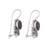 Granat-Tropfenohrringe – Klassische Ohrhänger aus Sterlingsilber mit Granatsteinen