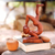 Wood sculpture, 'Time for Yoga' - Hand-Carved Abstract Wood Sculpture of Person in Yoga Pose