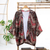 Batik silk kimono jacket, 'Modern Flair' - Handwoven Silk Kimono Jacket with Geometric Batik Motifs