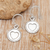 Sterling silver dangle earrings, 'Dainty Heart' - Sterling Silver Dangle Earrings with Heart Motif from Bali