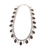 Smoky quartz and cultured pearl beaded necklace, 'Eclipses' - Traditional Smoky Quartz and Cultured Pearl Beaded Necklace