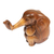 Wood sculpture, 'Bookworm Elephant' - Sculpture of an Elephant Reading a Book Hand-Carved in Wood thumbail