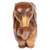 Escultura de madera - Escultura de Elefante Leyendo un Libro Tallada a Mano en Madera