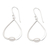 Cultured pearl dangle earrings, 'Ocean Core' - Modern Peach-Toned Cultured Pearl Dangle Earrings thumbail