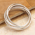 Sterling silver band ring, 'Radiant Hoop' - Modern Minimalist Polished Sterling Silver Band Ring (image 2) thumbail