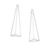Sterling silver drop earrings, 'Nouvelle Pyramid' - Modern Pyramid-Shaped Sterling Silver Drop Earrings