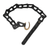 Cinturón de cuero - Cinturón de piel ajustable en color negro con hebilla de gancho de hierro