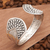 Sterling silver cuff bracelet, 'Woven Luxury' - Classic Sterling Silver Cuff Bracelet in a Polished Finish (image 2b) thumbail