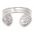 Sterling silver cuff bracelet, 'Woven Luxury' - Classic Sterling Silver Cuff Bracelet in a Polished Finish (image 2f) thumbail