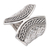 Sterling silver band ring, 'Woven Textures' - Sterling Silver Band Ring with Textured & Polished Finishes (image 2d) thumbail