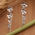 Sterling silver drop earrings, 'Blossom Garland' - Floral-Themed Sterling Silver Drop Earrings from Bali
