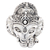 Men's sterling silver cocktail ring, 'Ganapati' - Men's Sterling Silver Ganesha Cocktail Ring from Bali