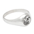 Men's sterling silver domed ring, 'Celebration Night' - Men's Sterling Silver Domed Ring with Embossed Details