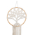 Crocheted cotton wall hanging, 'Heaven Tree' - Crocheted Tree-Shaped Ivory Cotton Wall Hanging from Bali
