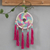Crocheted cotton wall hanging, 'Gianyar Celebration' - Crocheted Mandala-Inspired Colorful Cotton Wall Hanging