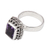 Amethyst cocktail ring, 'Purple Deity' - Traditional Two-Carat Faceted Amethyst Cocktail Ring