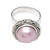 Cultured pearl cocktail ring, 'Pink Moonlight' - Traditional Pink Cultured Pearl Cocktail Ring from Bali thumbail