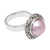 Cultured pearl cocktail ring, 'Pink Moonlight' - Traditional Pink Cultured Pearl Cocktail Ring from Bali (image 2b) thumbail