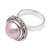 Cultured pearl cocktail ring, 'Pink Moonlight' - Traditional Pink Cultured Pearl Cocktail Ring from Bali (image 2c) thumbail