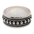 Men's sterling silver spinner ring, 'Memory Beads' - Dot-Patterned Classic Sterling Silver Spinner Ring from Bali (image 2d) thumbail
