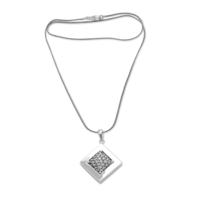 Kuratiertes Geschenkset - 925 Silber Ohrringe und Halskette mit Anhänger, zusammengestellte Geschenkbox