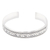 Men's sterling silver cuff bracelet, 'Hero Emblem' - Men's Braid-Patterned Classic Sterling Silver Cuff Bracelet