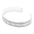 Men's sterling silver cuff bracelet, 'Hero Emblem' - Men's Braid-Patterned Classic Sterling Silver Cuff Bracelet