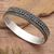 Sterling silver bangle bracelet, 'Braid Shake' - Traditional Braided Sterling Silver Bangle Bracelet from Bal (image 2) thumbail