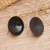 Sterling silver drop earrings, 'Mystery Nimbus' - Polished Round Sterling Silver Drop Earrings from Bali (image 2) thumbail