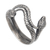Sterling silver band ring, 'Regal Serpent' - Traditional Snake-Shaped Sterling Silver Band Ring from Bali (image 2b) thumbail