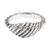 Sterling silver domed ring, 'Heaven Swirls' - Polished Swirl-Patterned Sterling Silver Domed Ring