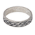 Sterling silver band ring, 'Serene Braids' - Classic Polished Braid-Patterned Sterling Silver Band Ring