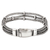 Sterling silver strand chain bracelet, 'Naga Auras' - Classic Polished Sterling Silver Three Strand Chain Bracelet