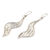 Sterling silver dangle earrings, 'Sinuous Party' - Polished Sinuous Sterling Silver Dangle Earrings from Bali