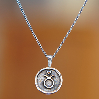 Buy Giva Sterling Silver Oxidised Silver Zodiac Spin Pendant For Women  Online at Best Prices in India - JioMart.