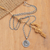 Collar colgante de plata esterlina - Collar de plata de ley con colgante del signo del zodíaco Acuario